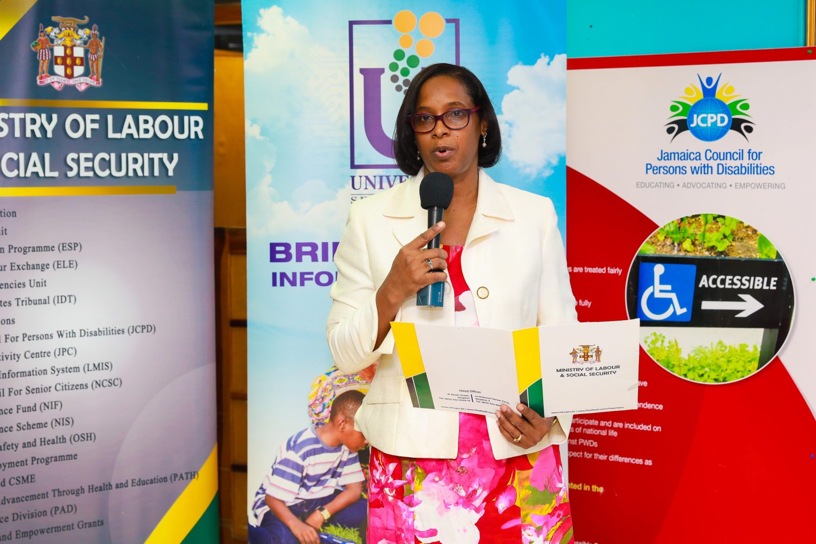 Jcpd Jamaica Council for Persons with Disability ICT Equipment Handover ...